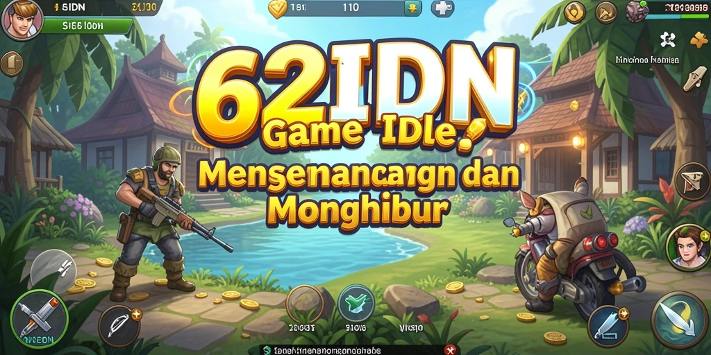 Screenshot gameplay 62IDN yang menunjukkan aktivitas pemain dalam skenario Idle.