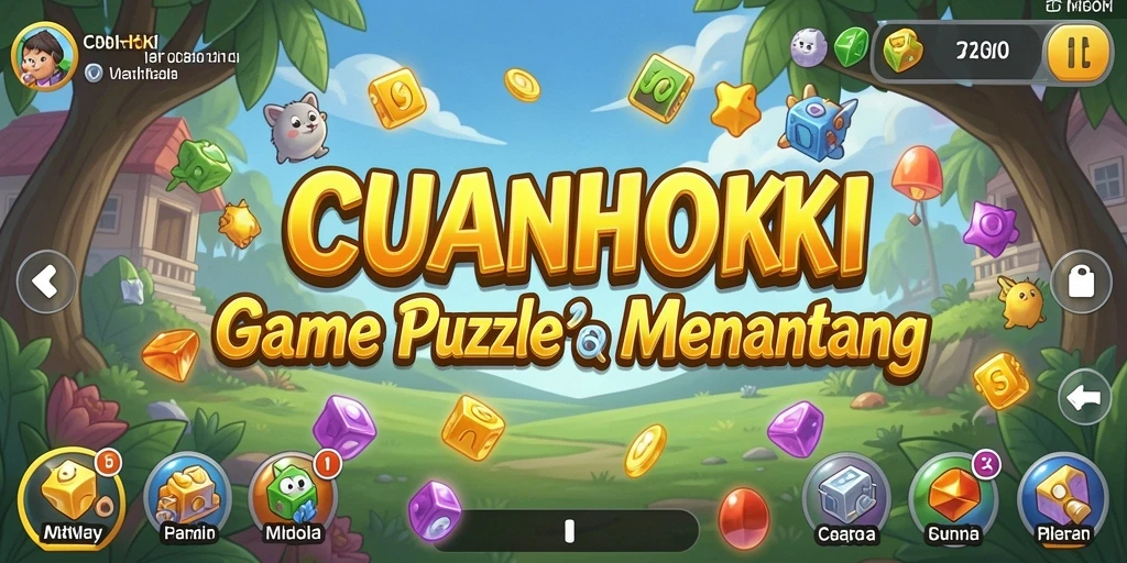 Screenshot gameplay menarik dari game Puzzle CUANHOKI.