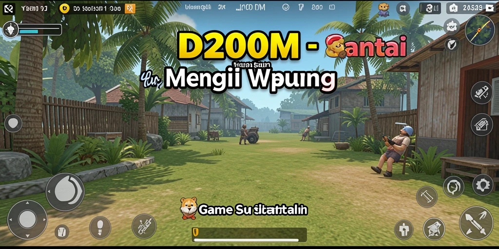 Screenshot D200M menampilkan gameplay yang seru dan interaktif.