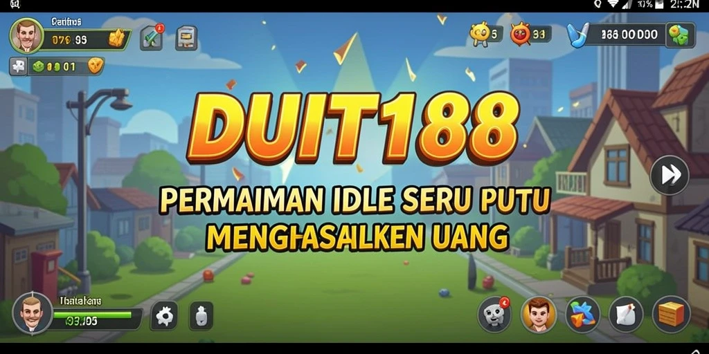 Tangkapan layar gameplay <strong>DUIT188</strong> yang menunjukkan kemajuan permainan Idle yang menakjubkan.