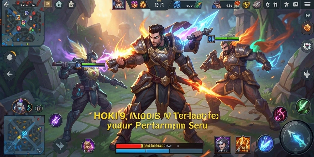 Tampilan gameplay HOKI9 yang seru dan dinamis.