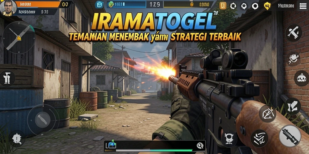 Tangkapan layar dari gameplay IRAMATOGEL menampilkan aksi seru dalam pertempuran TPS.