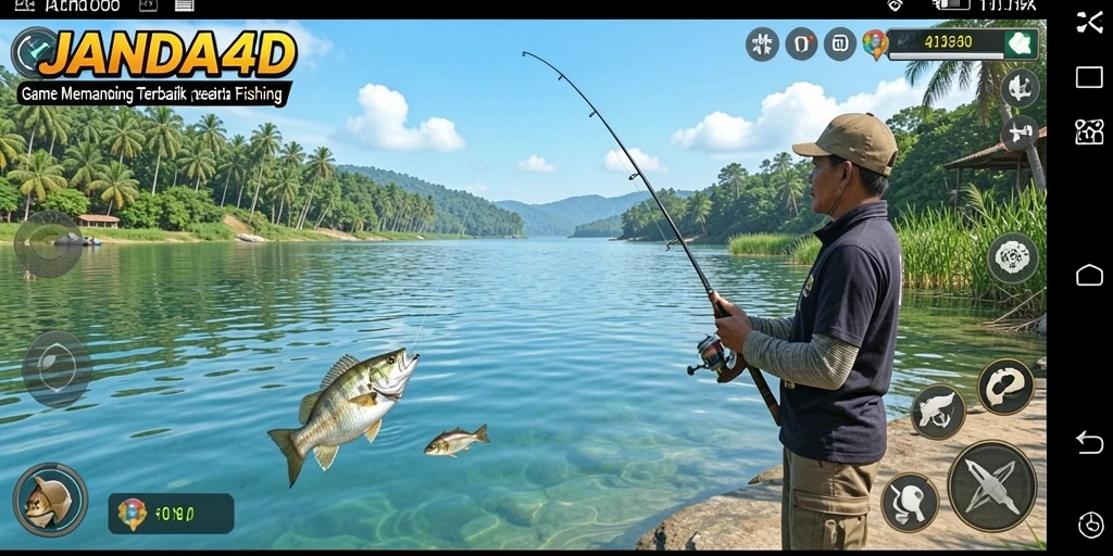 Tangkapan ikan besar dalam gameplay JANDA4D yang seru.