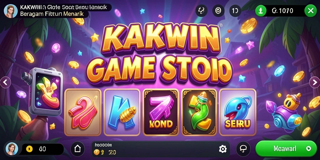 Tampilan utama gameplay slot KAKWIN yang mengasyikkan dan interaktif.