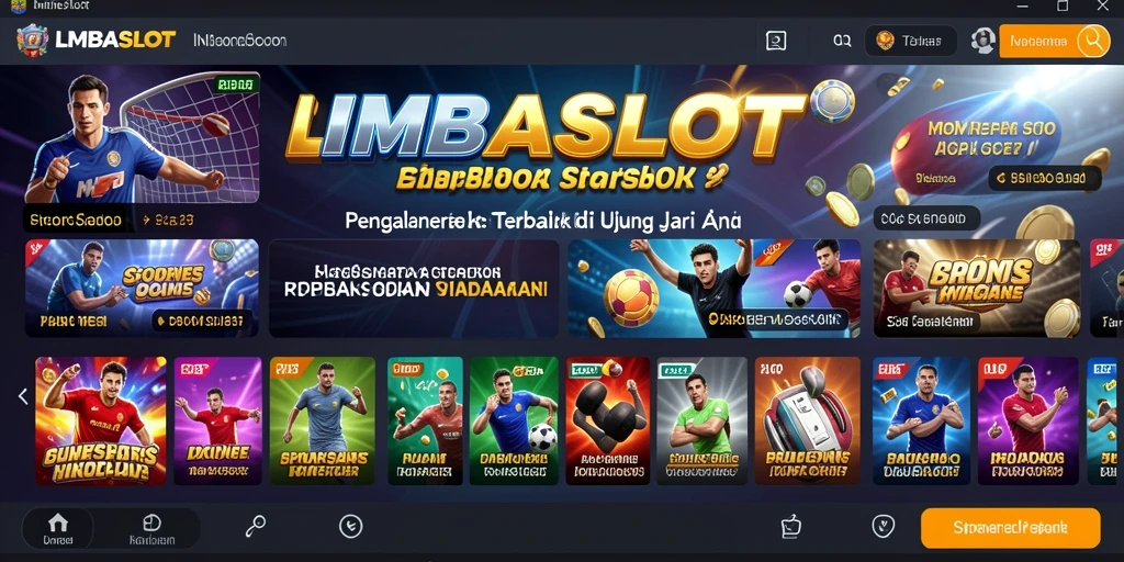 Tampilan gameplay LMBASLOT yang menarik dan interaktif saat bertaruh.