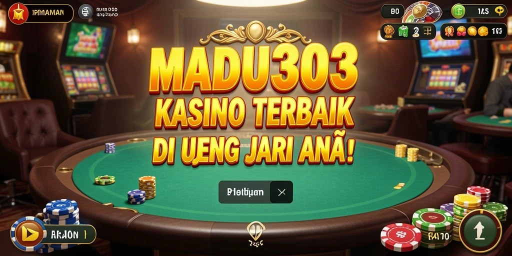 Tampilan menakjubkan dari gameplay Kasino MADU303 yang memukau.