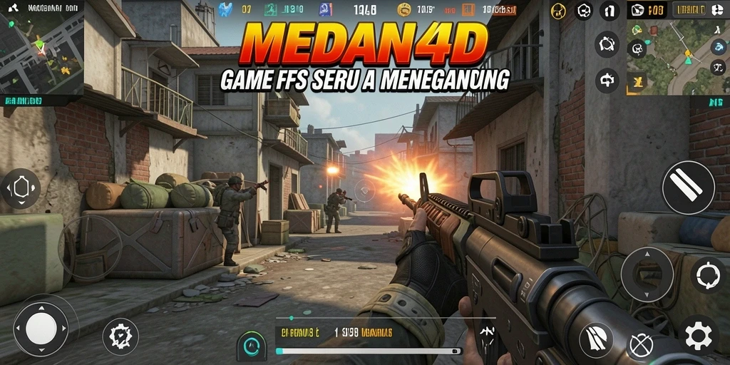 Tampilan gameplay seru dan menegangkan dari MEDAN4D.