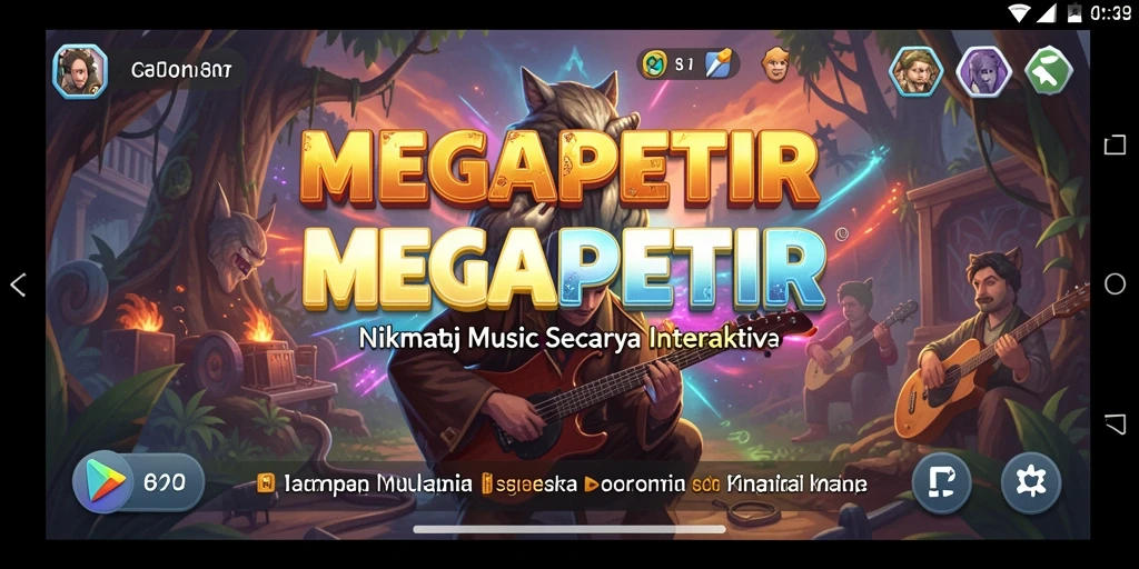 Tampilan menarik dari gameplay MEGAPETIR yang seru.