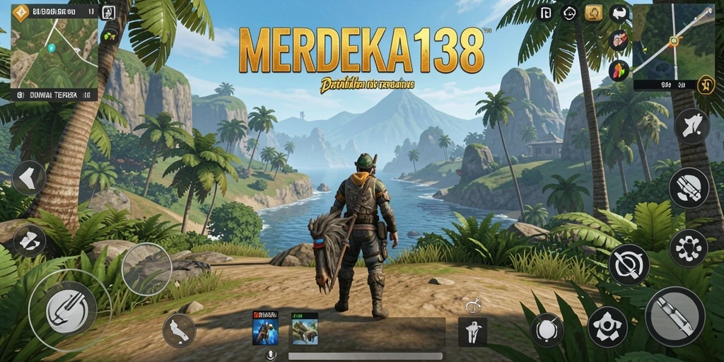 Screenshot gameplay <strong>MERDEKA138</strong> menampilkan petualangan seru di dunia terbuka.