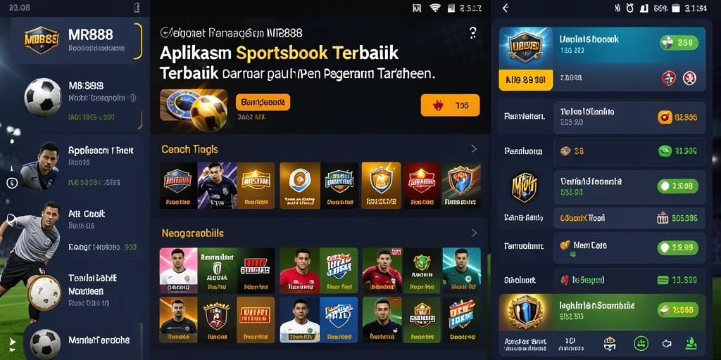Tampilan menarik dari gameplay MR888 di Sportsbook.