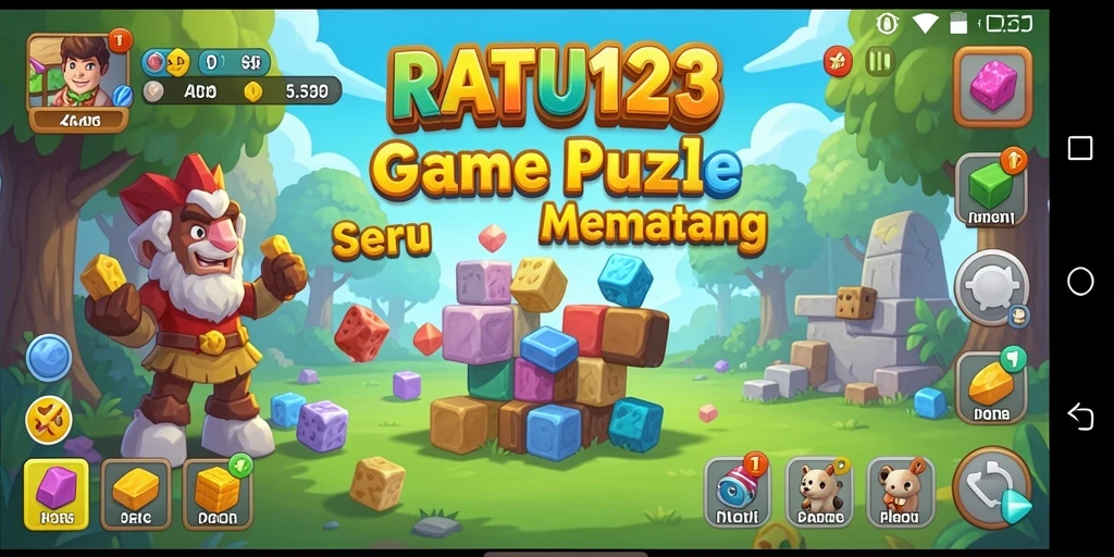 Tampilan gameplay <strong>RATU123</strong> yang penuh warna dan menantang setiap pemain.