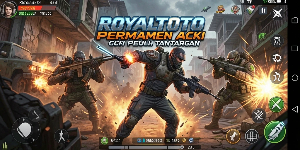 Tangkapan layar menampilkan aksi seru dalam gameplay ROYALTOTO.