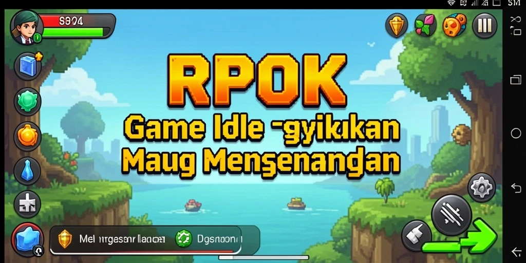 Tampilan gameplay RPOK yang asyik dan menarik saat bermain Idle.